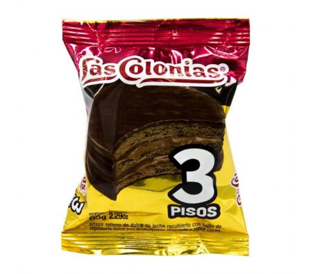 ALFAJOR LAS COLONIAS NEGRO 65G