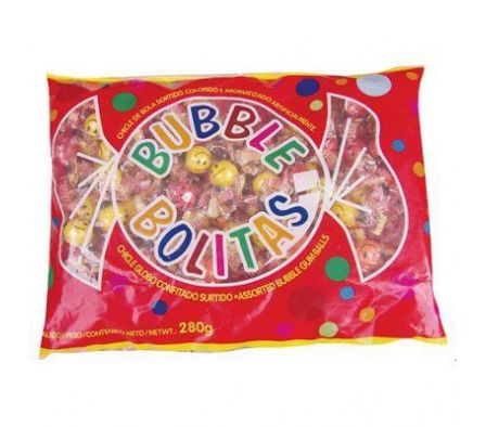 CHICLE ARCOR BUBBLE BOLITAS 280  GR