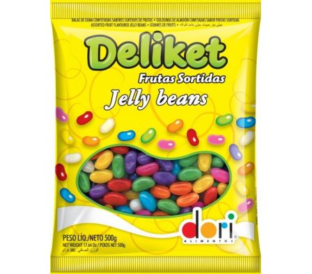 HUEVITOS GOMETS COLORIDOS DELIKET 100  GR