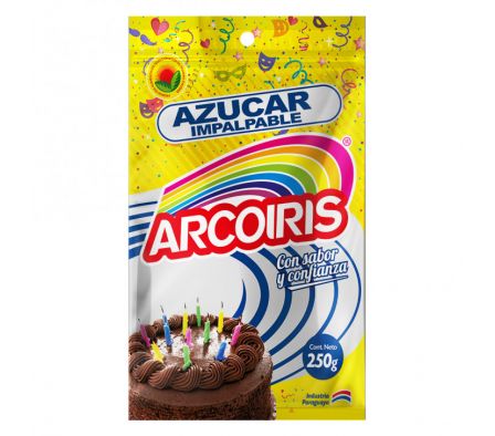 AZUCAR ARCO IRIS IMPALPABLE 250  GR