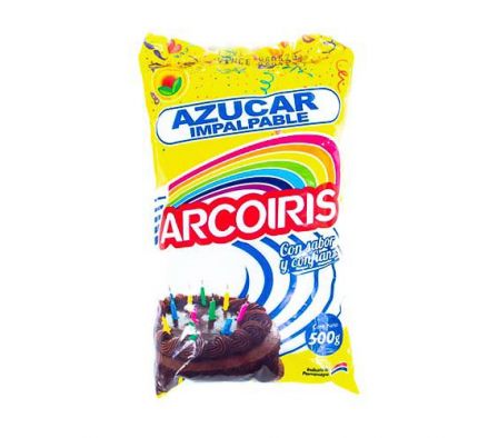 AZUCAR ARCO IRIS IMPALPABLE 500  GR