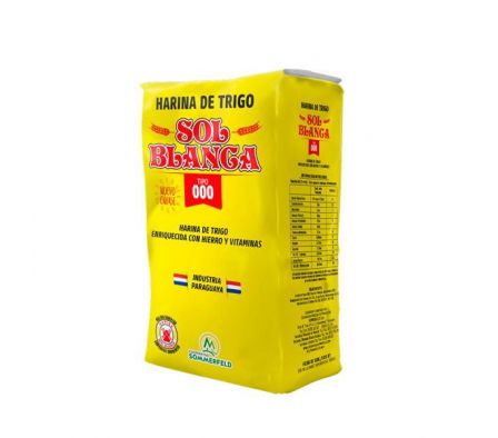 HARINA SOL BLANCA 0000 5 KG