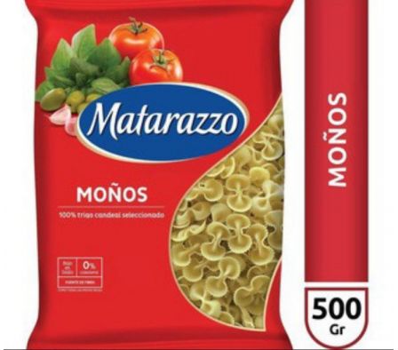 FIDEOS MATARAZZO MOÑO 500  GR