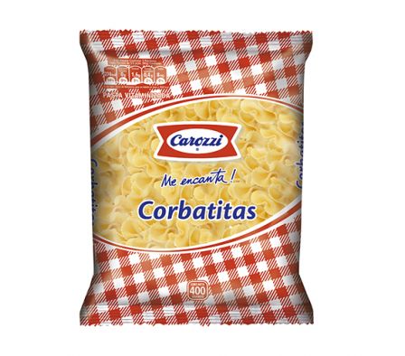 FIDEOS CAROZZI CORBATITA  400  GR