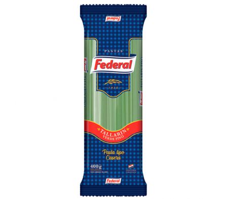 FIDEOS FEDERAL TALLARIN VERDE 400GR