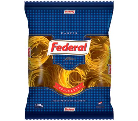 FIDEOS FEDERAL SPAGUETTI NIDO 400GR