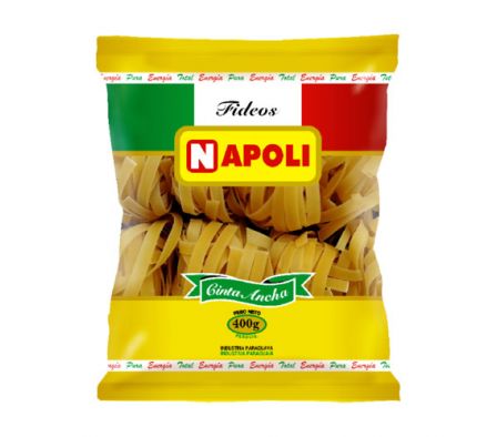 FIDEOS NAPOLI CINTA ANCHA 400  GR