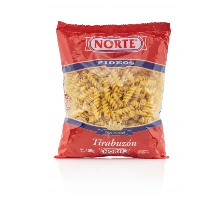 FIDEOS NORTE TIRABUZON 400  GR