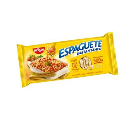 FIDEOS NISSIN ESPAGUETI AMARILLO 500gr