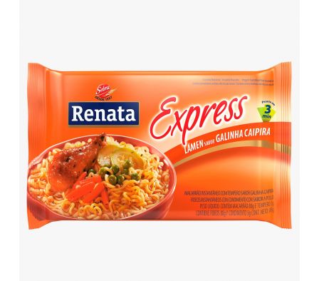 FIDEOS INST.RENATA EXPRESS GALLINA CAIPIRA 85 GR