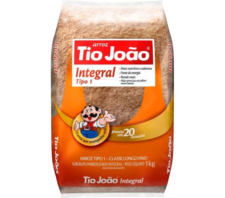 ARROZ TIO JOAO INTEGRAL 1 KG