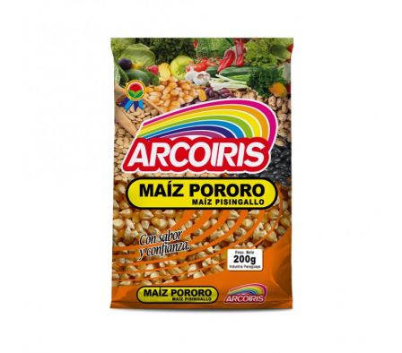 MAIZ PORORO ARCO IRIS 200  GR