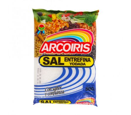 SAL ENTREFINA ARCO IRIS 500  GR