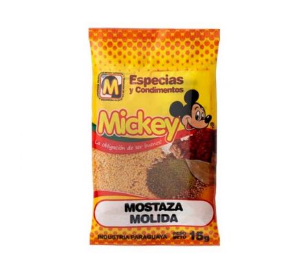 MOSTAZA MOLIDA MICKEY 15GR X 10