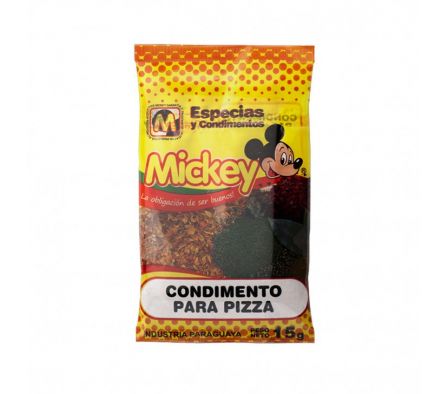 CONDIMENTO PIZZA MICKEY 15GR