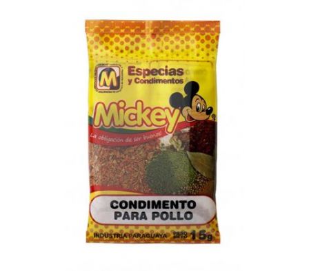 CONDIMENTO P/ POLLO 15 G