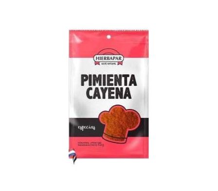 PIMIENTA HIERBAPAR CAYENA 15  GR