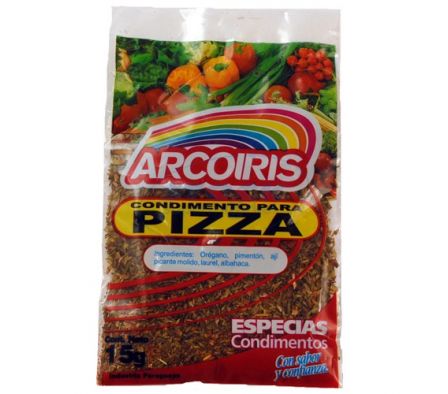 CONDIMENTO ARCO IRIS PIZZA 15  GR