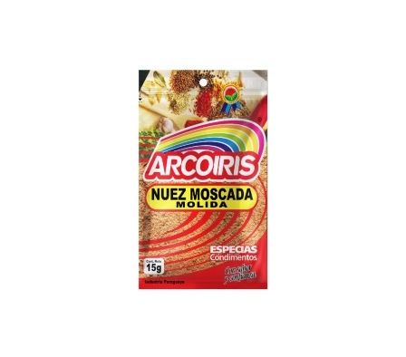 NUEZ MOSCADA MOLIDA ARCO IRIS 15GR