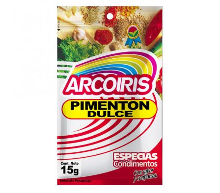 PIMENTON DULCE ARCO IRIS 15  GR