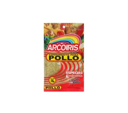 CONDIMENTO PARA POLLO ARCO IRIS 15  GR