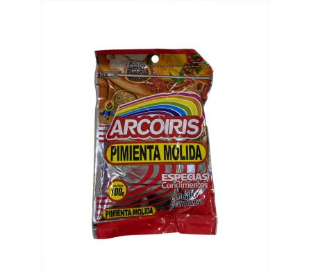 PIMIENTA MOLIDA ARCO IRIS 100  GR