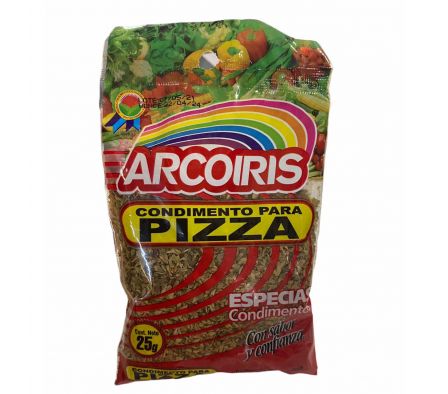 CONDIMENTO PARA PIZZA ARCO IRIS 25  GR