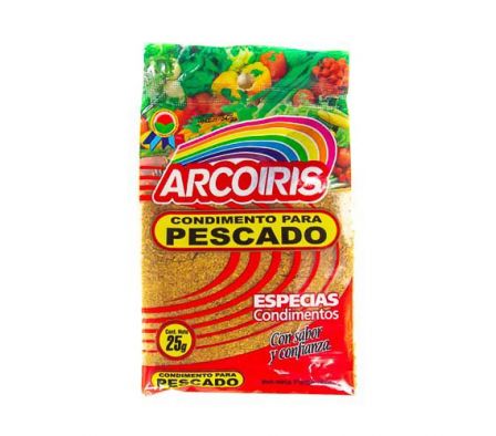 CONDIMENTO PARA PESCADO ARCO IRIS 25  GR