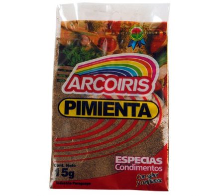 PIMIENTA MOLIDA ARCOIRIS 15  GR