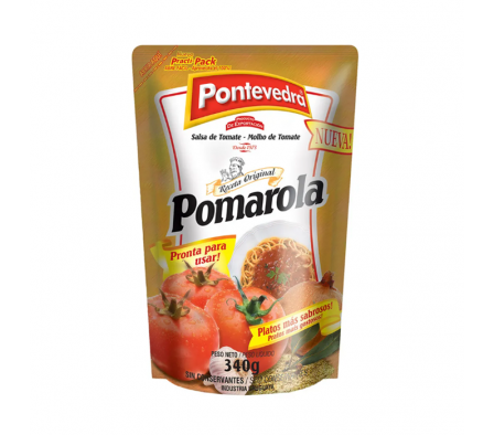 SALSA POMAROLA PONTEVEDRA 340  GR 