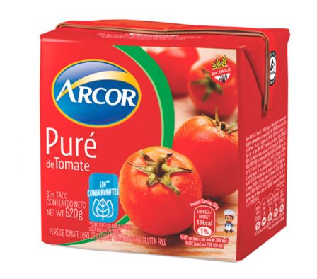 PURE TOMATE ARCOR TETRA 520  GR