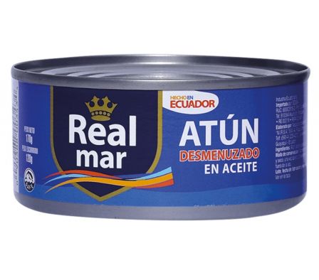 ATUN REAL MAR DESMENUZADO EN ACEITE 170  GR