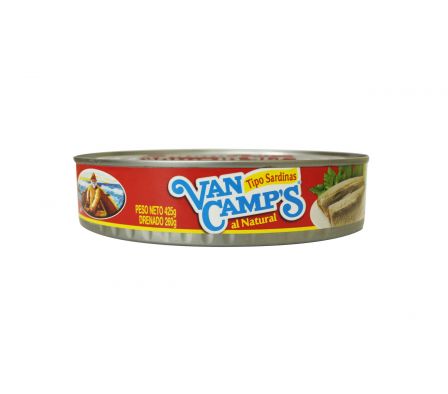 SARDINA VAN CAMPS AL NATURAL LATA 425 GR