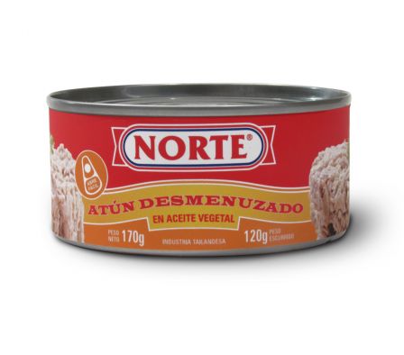 ATUN NORTE DESMENUZADO EN ACEITE 170GR
