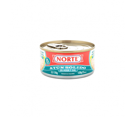 ATUN NORTE SOLIDO EN AGUA 170GR