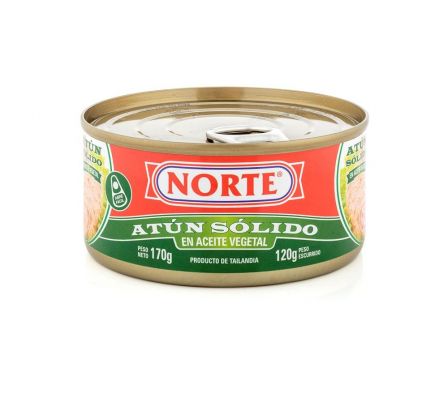 ATUN NORTE SOLIDO EN ACEITE 170GR