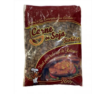 CARNE SOJA CARAMELO TEXTILES 200  GR