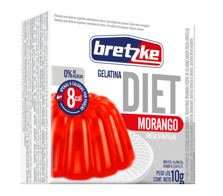 GELATINA BRETZKE FRUTILLA DIET 12 GR