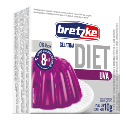 GELATINA BRETZKE UVA DIET 12 GR