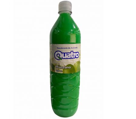 DESODORANTE AMBIENTE MANZANA VERDE QUATRO 900ML