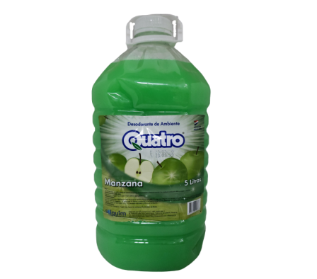 DESODORANTE QUATRO MANZANA 5 LT