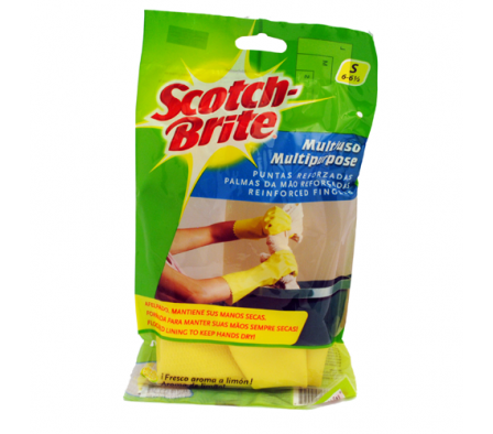 GUANTE SCOTCH BRITE MULTIUSO AMARILLO TALLE P/S