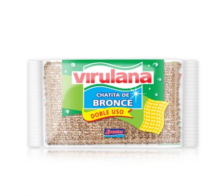 ESPONJA VIRULANA CHATITA BRONCE