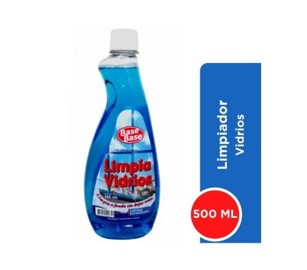 LIMPIA VIDRIO BASE BASE SIN PULVERIZADOR 500 CC