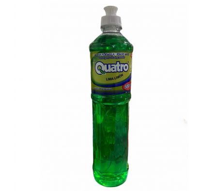 DETERGENTE QUATRO LIMON 500 CC