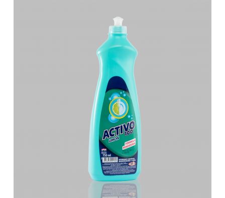 DETERGENTE ACTIVO 100 LIMON 750 CC 