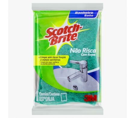 ESPONJA SCOTCH BRITE BAÑO SANITARIO 