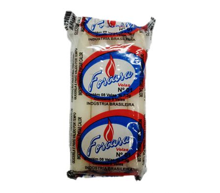 VELA FOSCASA NRO 1 X 8 UNIDADES