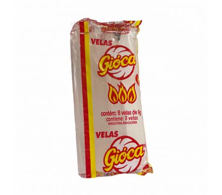 VELA GIOCA Nº2  X 8 UNIDADES