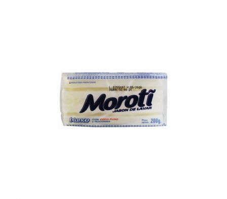 JABON EN PAN MOROTI BLANCO X 200GR-FLOWPACK